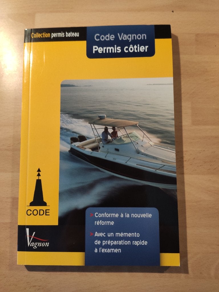 Permis Bateau côtier Code VAGNON, Enlèvement ou Envoi, Comme neuf, Code VAGNON