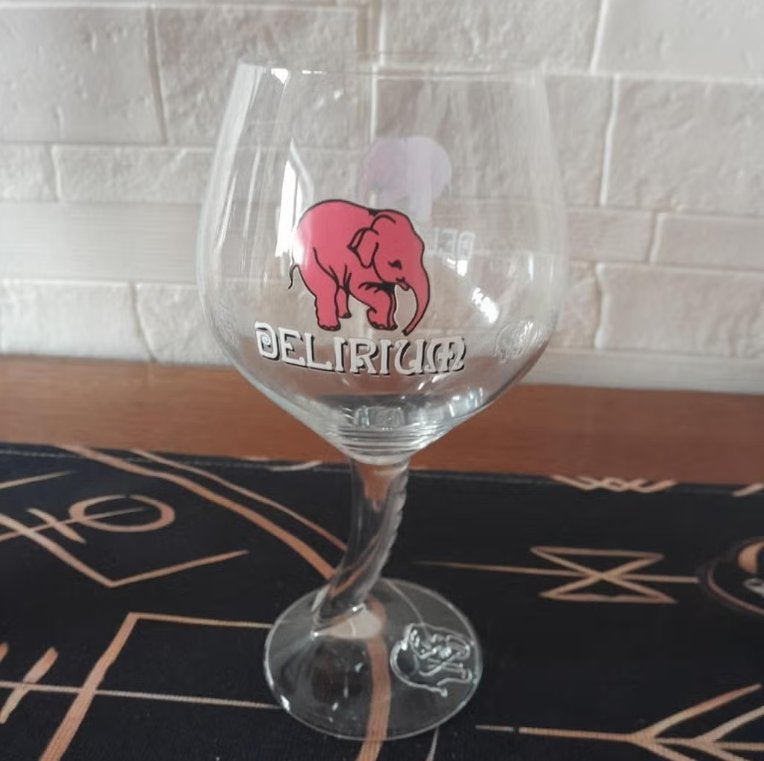 Verres à bière delirium 9 pièces, Ophalen, Nieuw, Overige merken