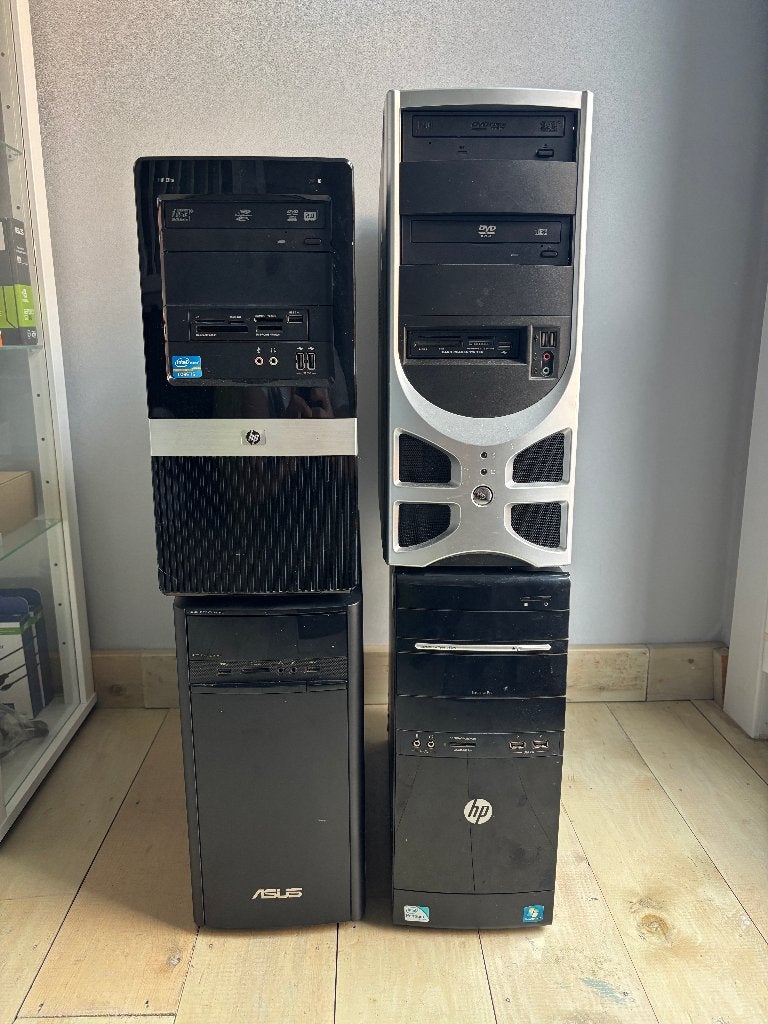 Lot de quatre PC de Bureau fonctionnels, Enlèvement, Utilisé, SSD