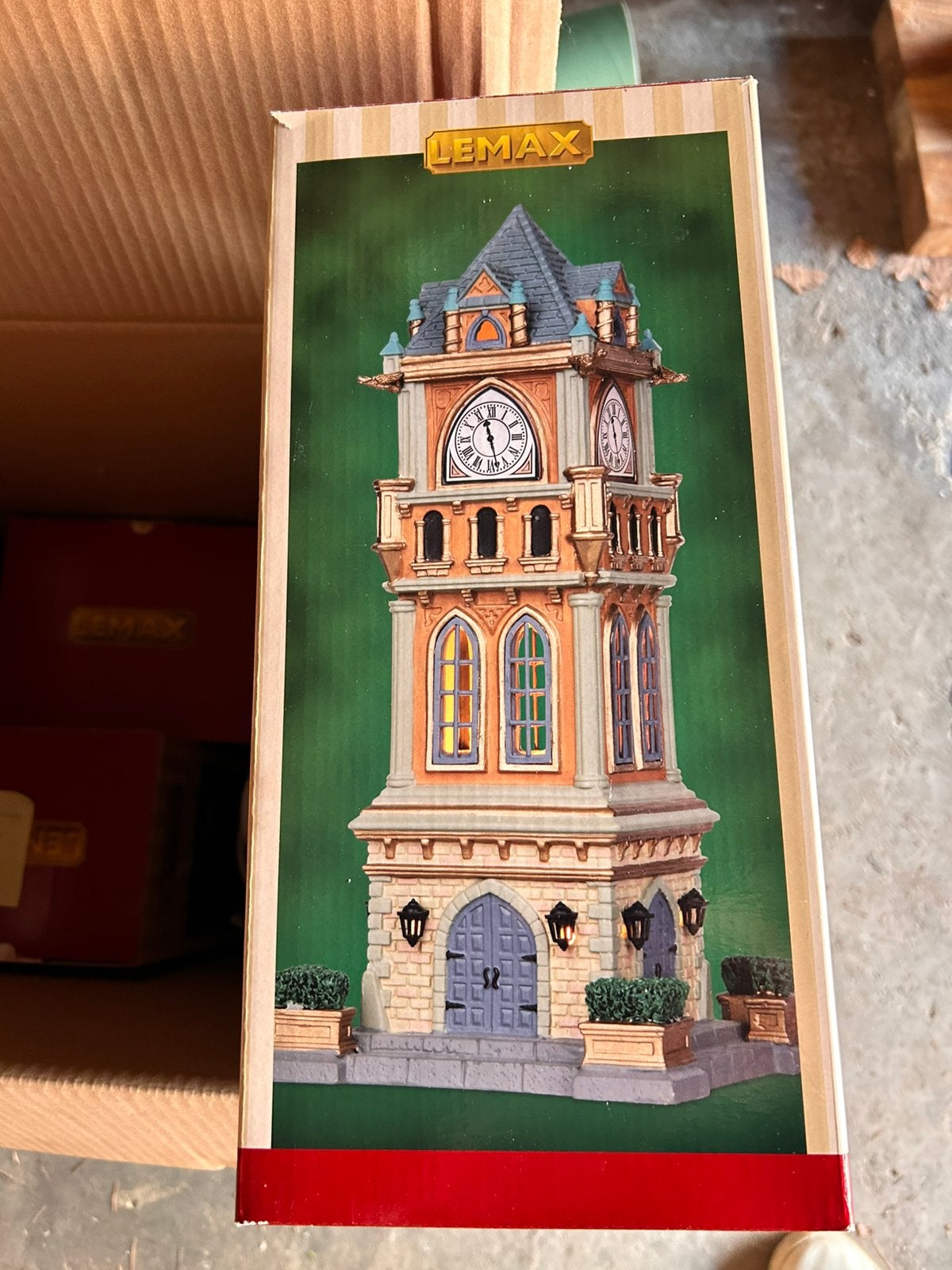 Lemax Municipal Clock Tower, Olde Stone Mill & Holiday Haul, Ophalen, Gebruikt