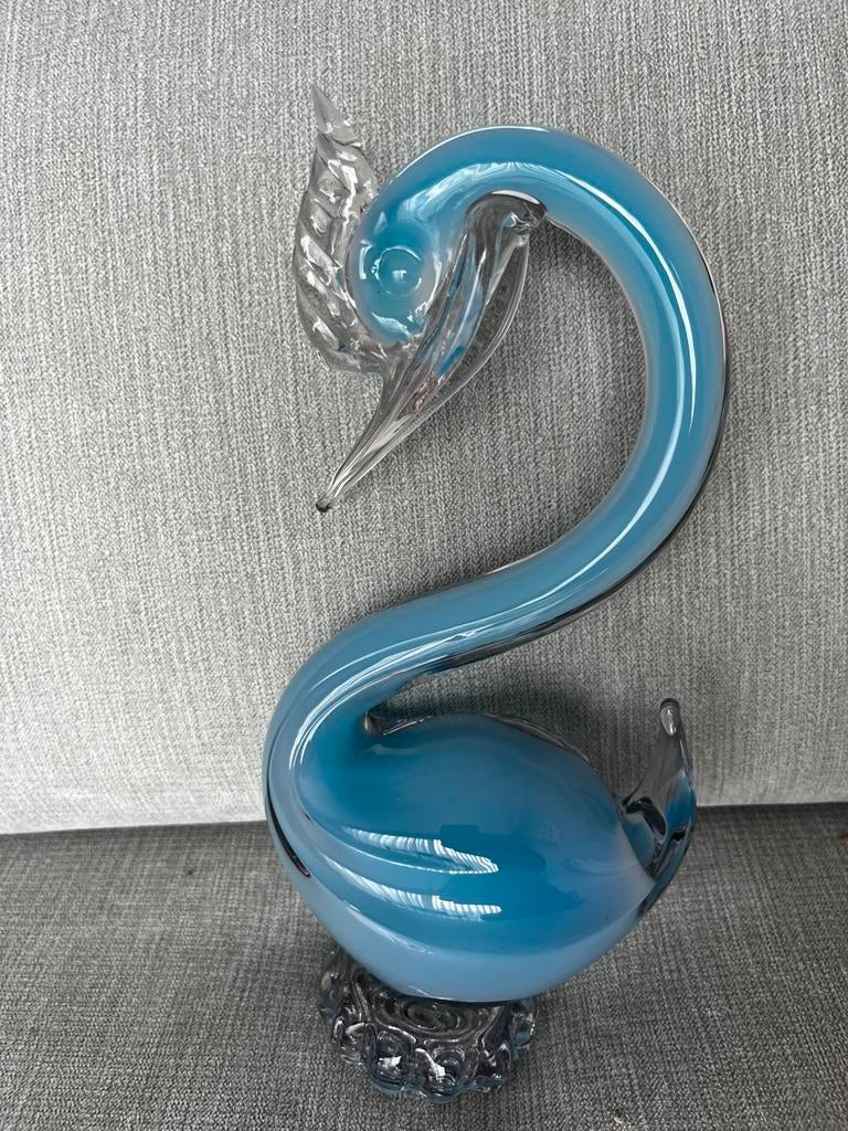 Zwaan van Murano-glas, Ophalen