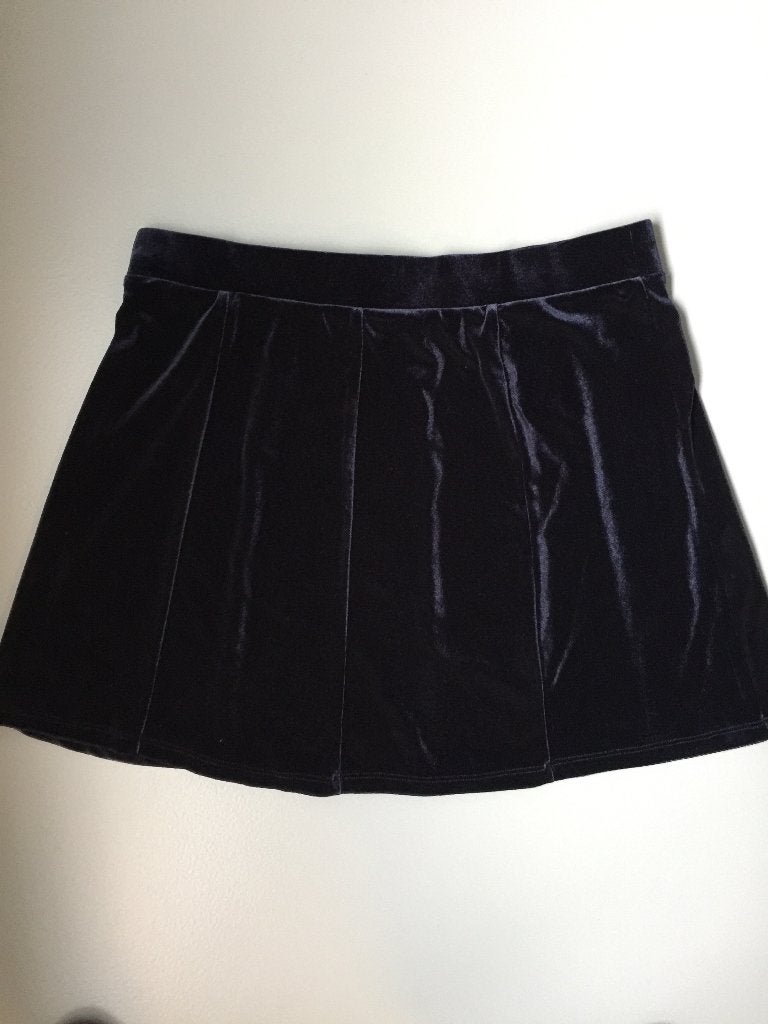 donkerblauw velvet rokje JBC, maat 42 jeugdcollectie!, Enlèvement ou Envoi, Neuf, Taille 42/44 (L), Bleu