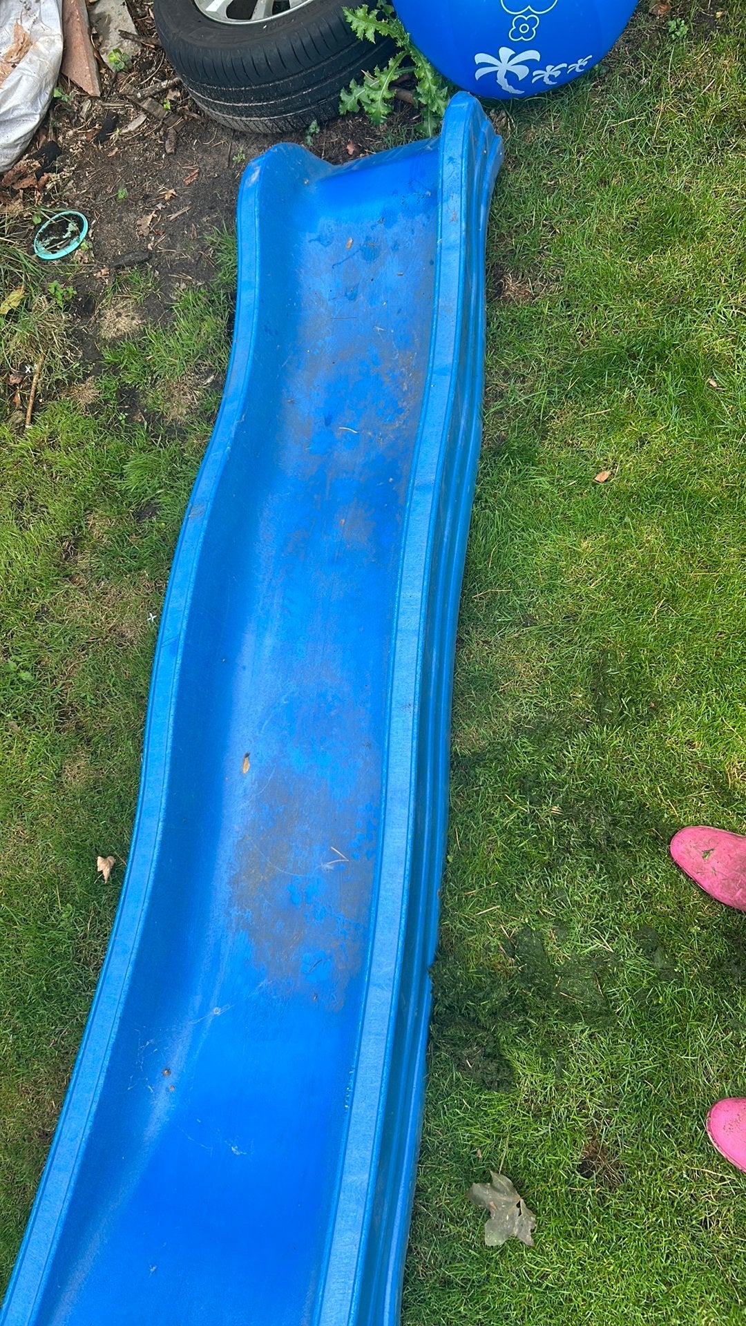Schuifaf blauw, Ophalen, Gebruikt