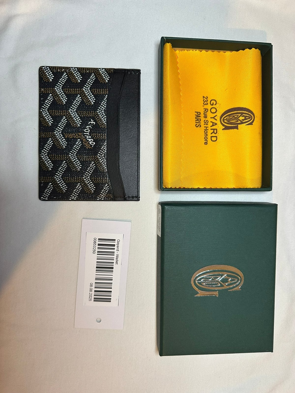 Portefeuille Goyard - copie, Bijoux, Sacs & Beauté, Neuf, Autres marques, Cuir, Noir