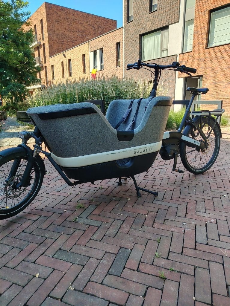 VERKOCHT Gazelle MAKKI LOAD bakfiets, Fietsen en Brommers, Fietsen | Bakfietsen, Zo goed als nieuw, Gazelle, 2 kinderen, Elektrisch