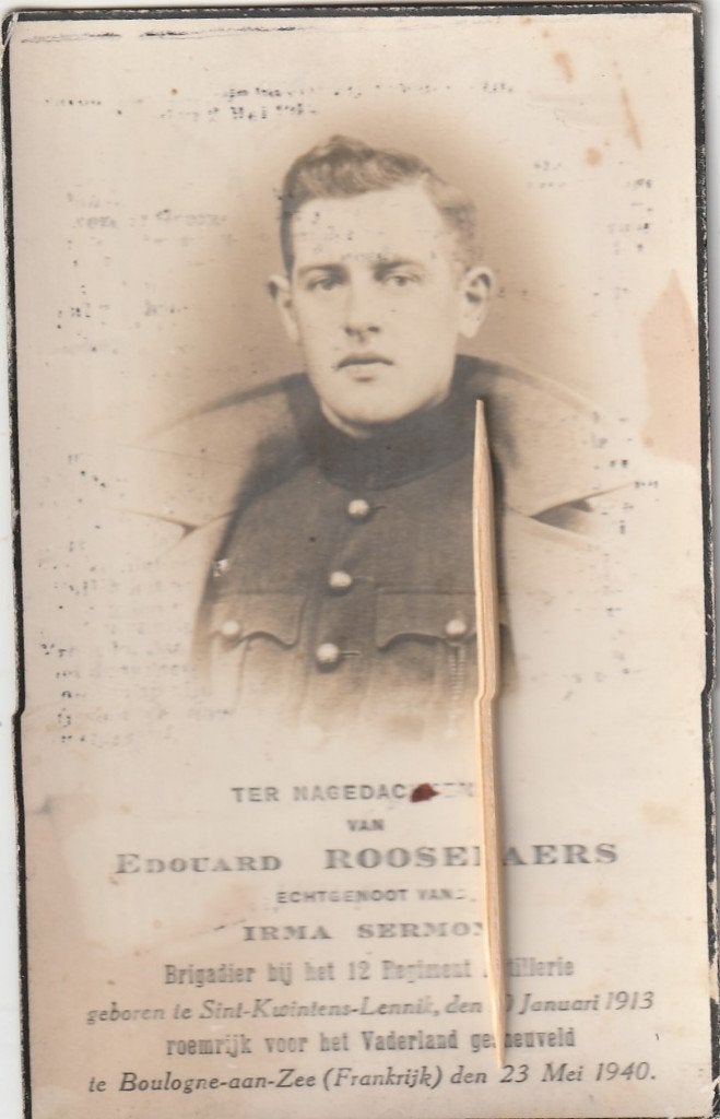 Oorlogsslachtoffer : 1940-45 : Soldaat, Ophalen of Verzenden