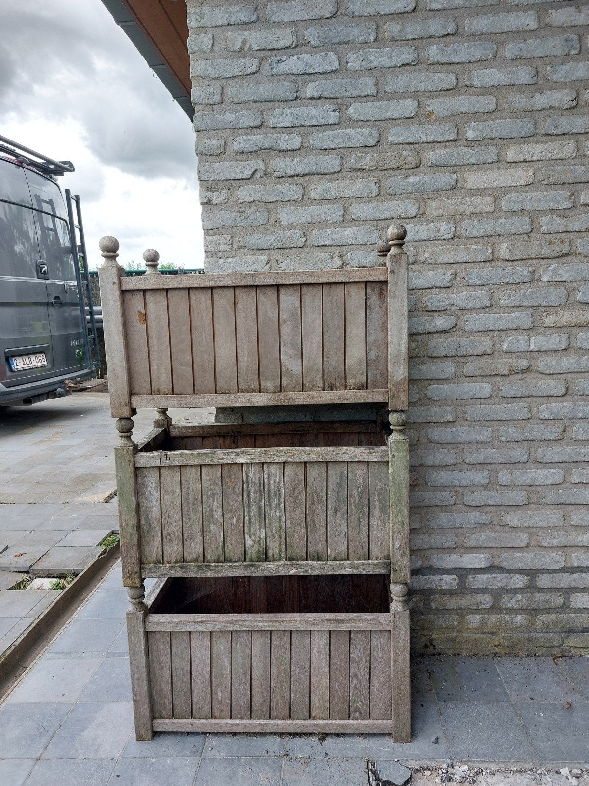bloembakken, Jardin & Terrasse, Stockage & Armoires de jardin, Enlèvement, Utilisé