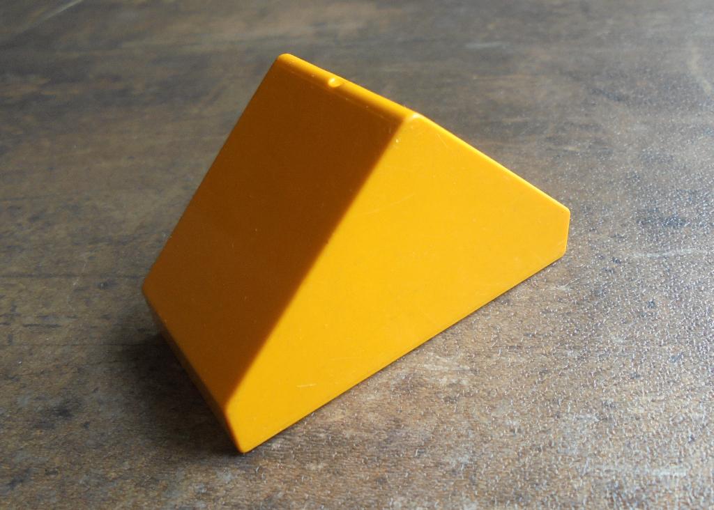 Lego Duplo Brick 4x2 Slope 45 Double (zie foto's) 2, Ophalen of Verzenden, Gebruikt, Losse stenen, Duplo