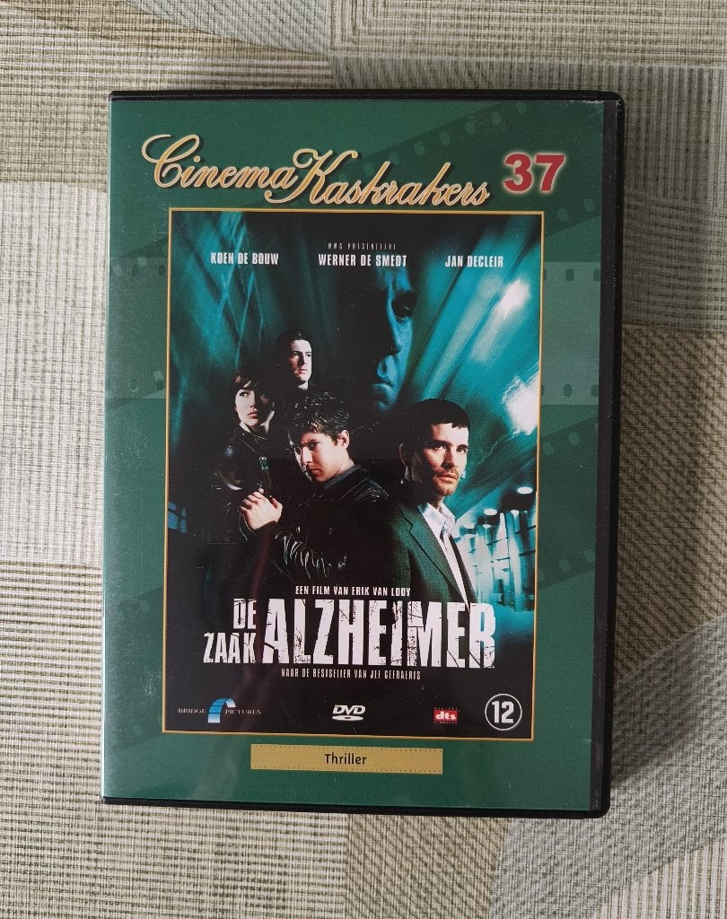 dvd Cinema Kaskrakers 37: De zaak Alzheimer - Erik Van Looy, Enlèvement ou Envoi, À partir de 12 ans, Thriller, Néerlandais