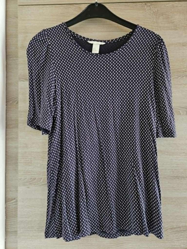 Blouse H&M marine taille M, Kleding | Dames, Blouses en Tunieken, Maat 38/40 (M), H&M, Blauw, Ophalen of Verzenden