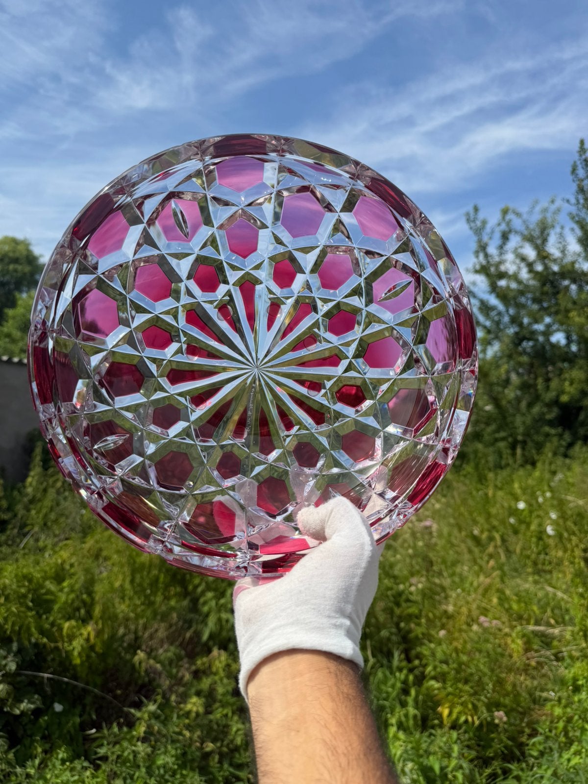 Val St. Lambert coupe schaal, Antiek en Kunst, Antiek | Glaswerk en Kristal, Ophalen