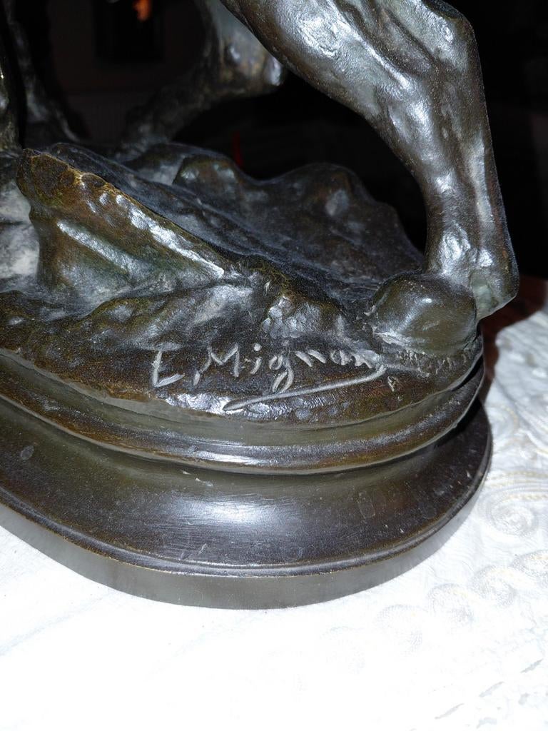 Bronzen beeld, Antiek en Kunst, Ophalen, Brons