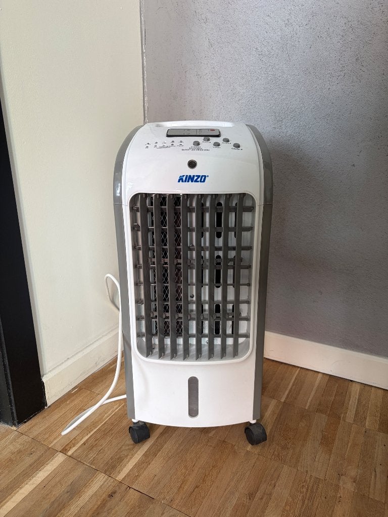 Kinzo Air cooler Luchtbevochtiger | Koeler, Elektronische apparatuur, Ophalen, Minder dan 60 m³, 3 snelheden of meer, Zo goed als nieuw