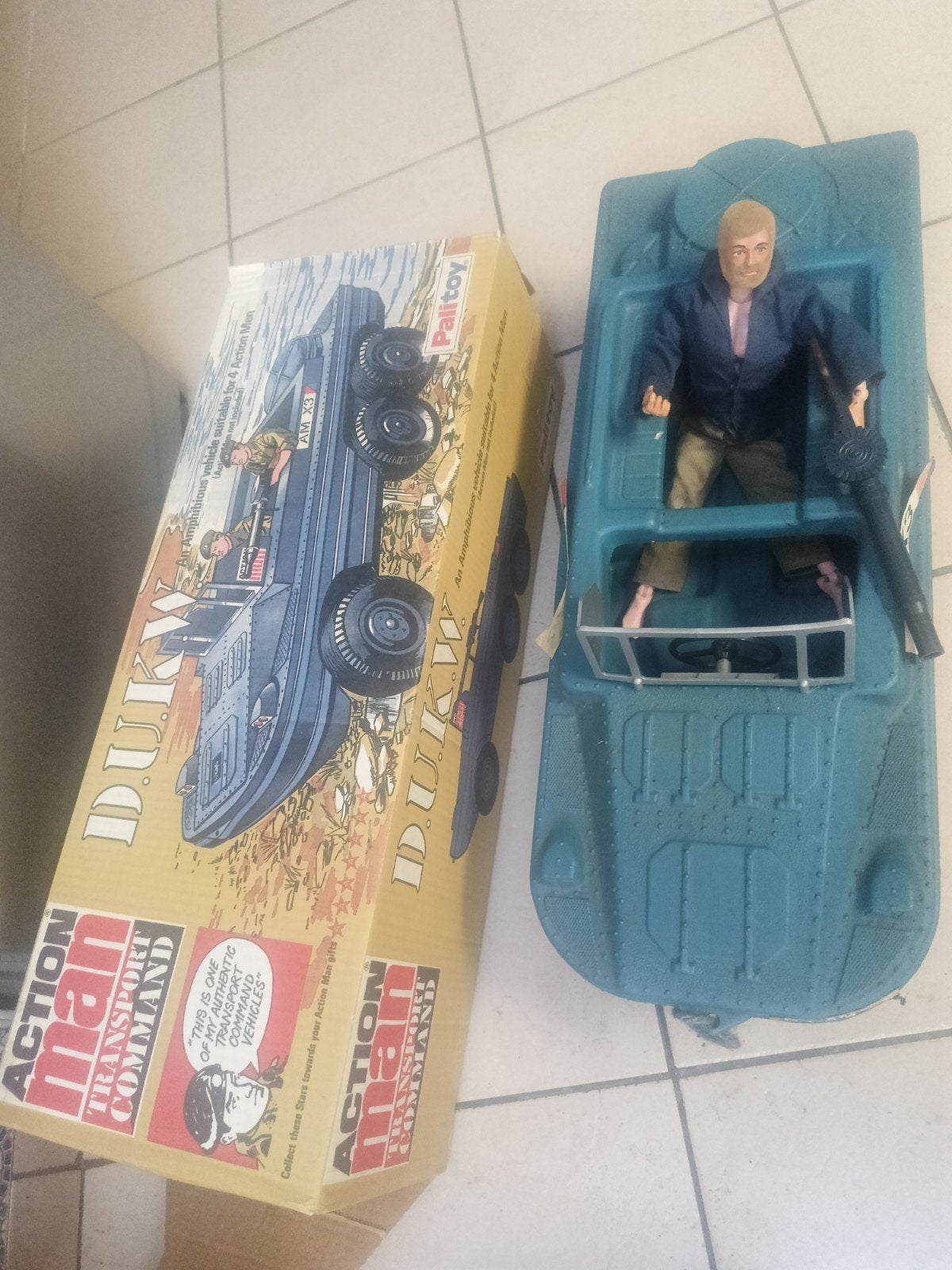 action Man speelgoed, Ophalen
