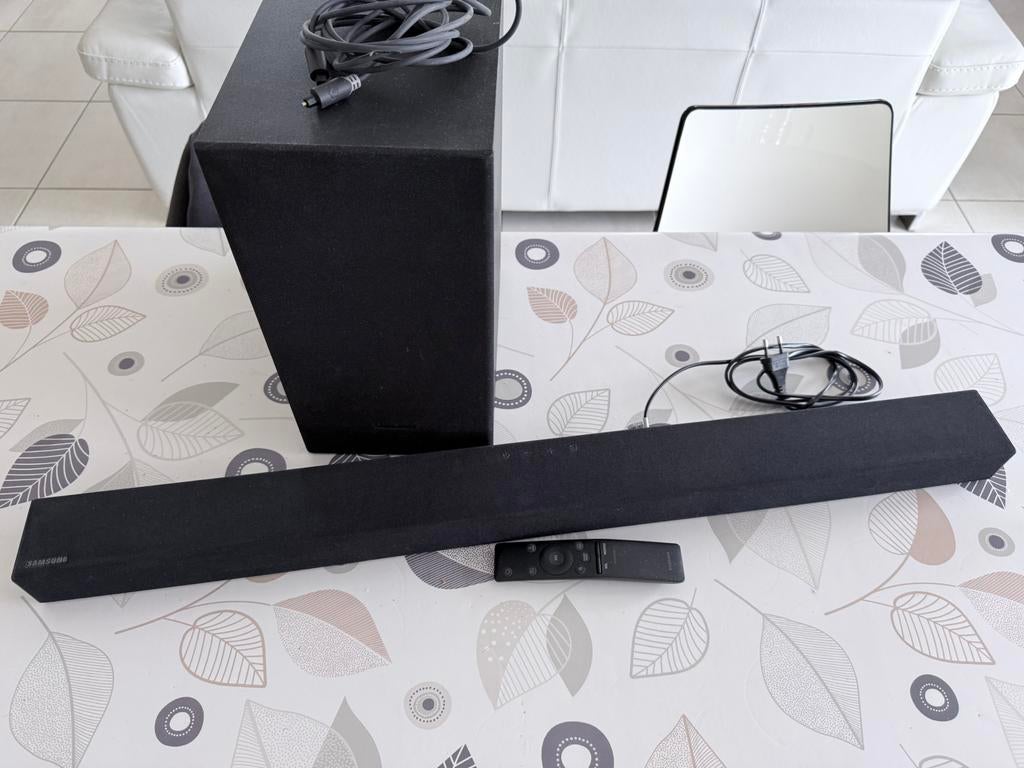 Barre de son plus caisson Samsung, TV, Hi-fi & Vidéo, Enlèvement, Comme neuf