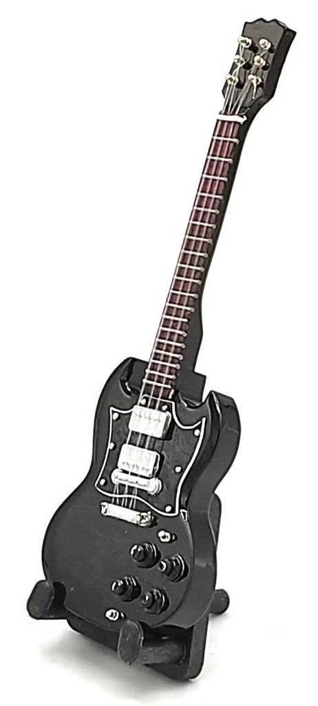 Baby miniatuur replica Gibson SG gitaar -Angus Young - AC/DC, Verzamelen, Ophalen of Verzenden, Nieuw