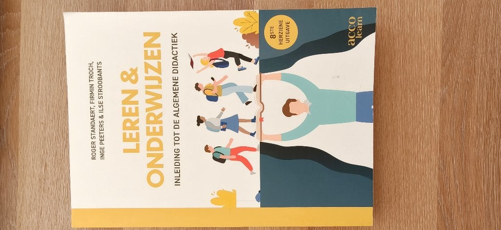 Leren & onderwijzen, inleiding tot de algemene didactiek, Boeken, Ophalen, Nieuw