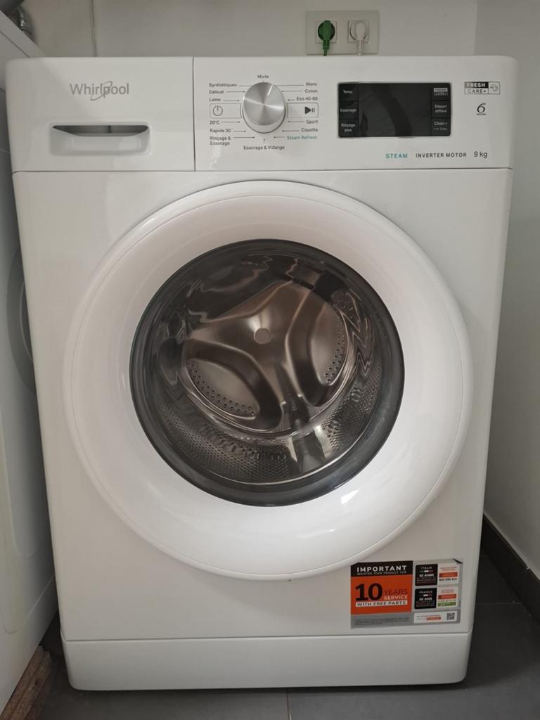 Machine à laver Whirlpool, achetée neuve il y a 2ans ., Electroménager, Lave-linge, Enlèvement