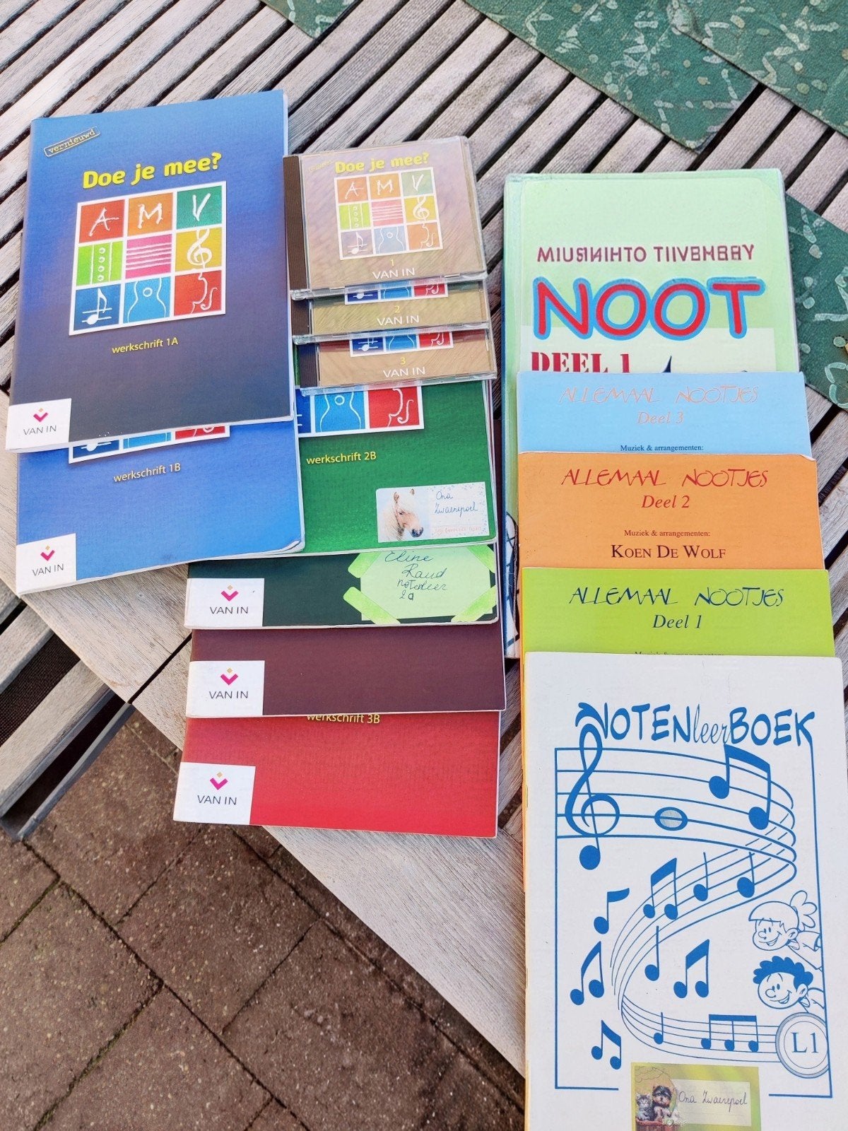 Leerboeken notenleer, Ophalen, Zo goed als nieuw