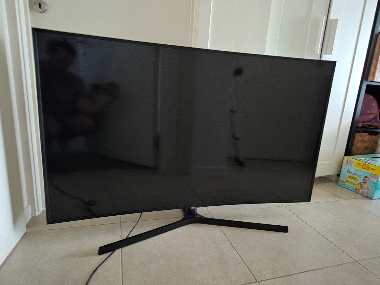 TV Samsung série 7, 4K 55" écran incurvé, Audio, Tv en Foto, Televisies, Ophalen, LED, Samsung, 4k (UHD)