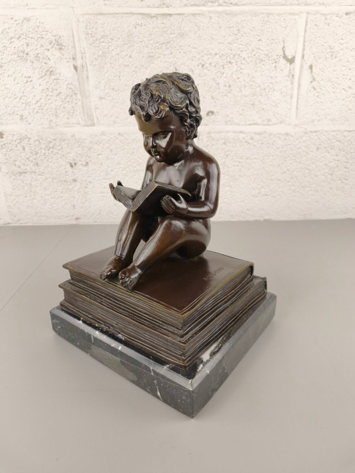 Bronzen beeld naar A. Moreau, Ophalen of Verzenden