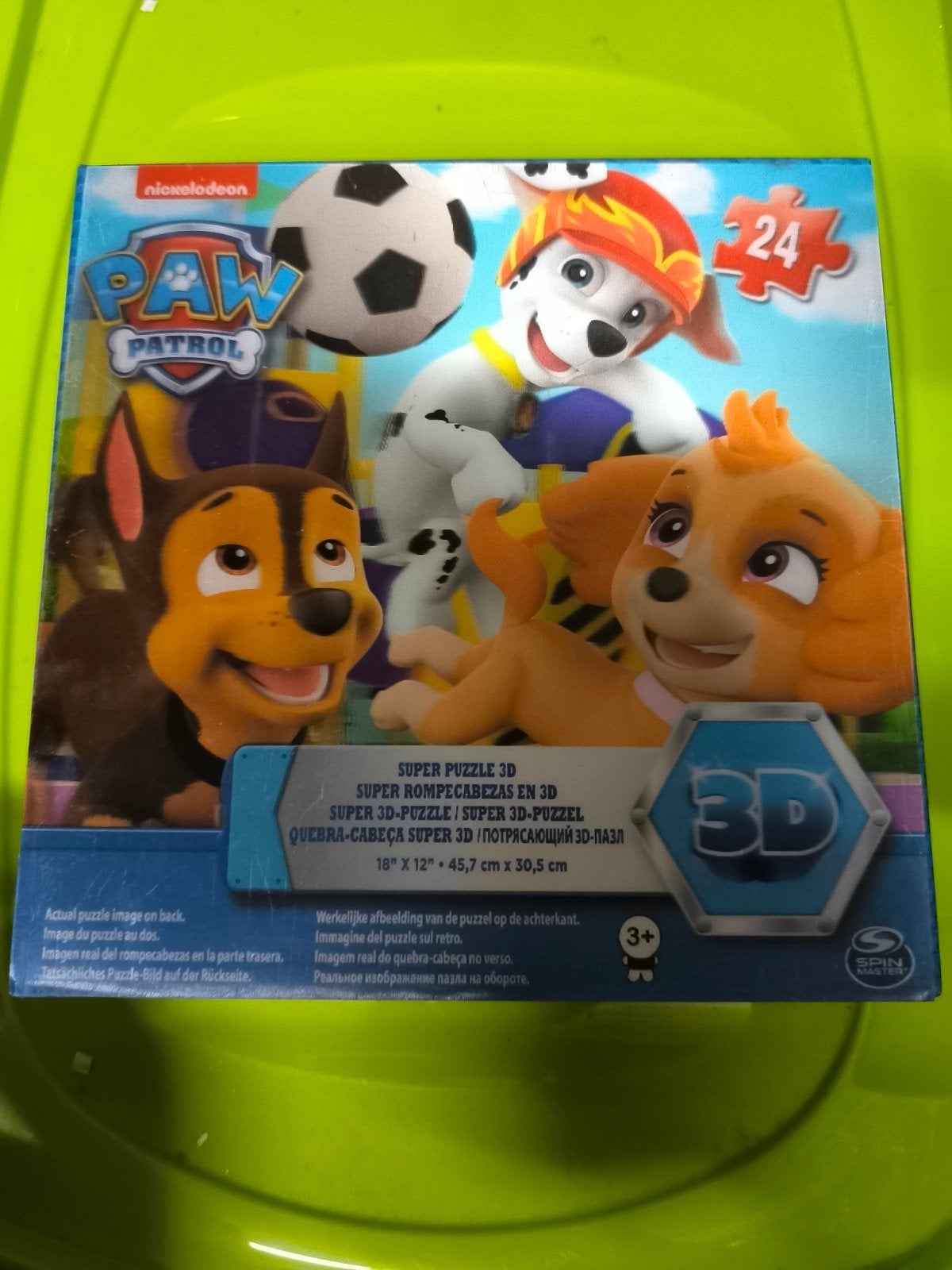 puzzel paw patrol, Ophalen