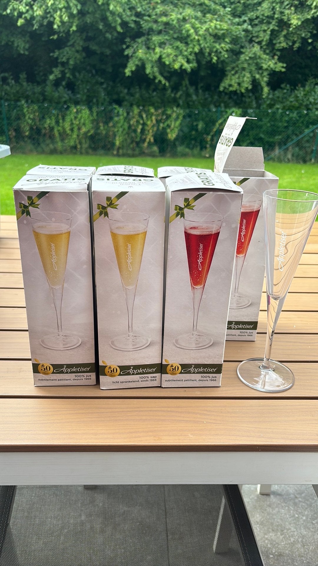 7 verres appletiser, Verzamelen, Ophalen, Nieuw