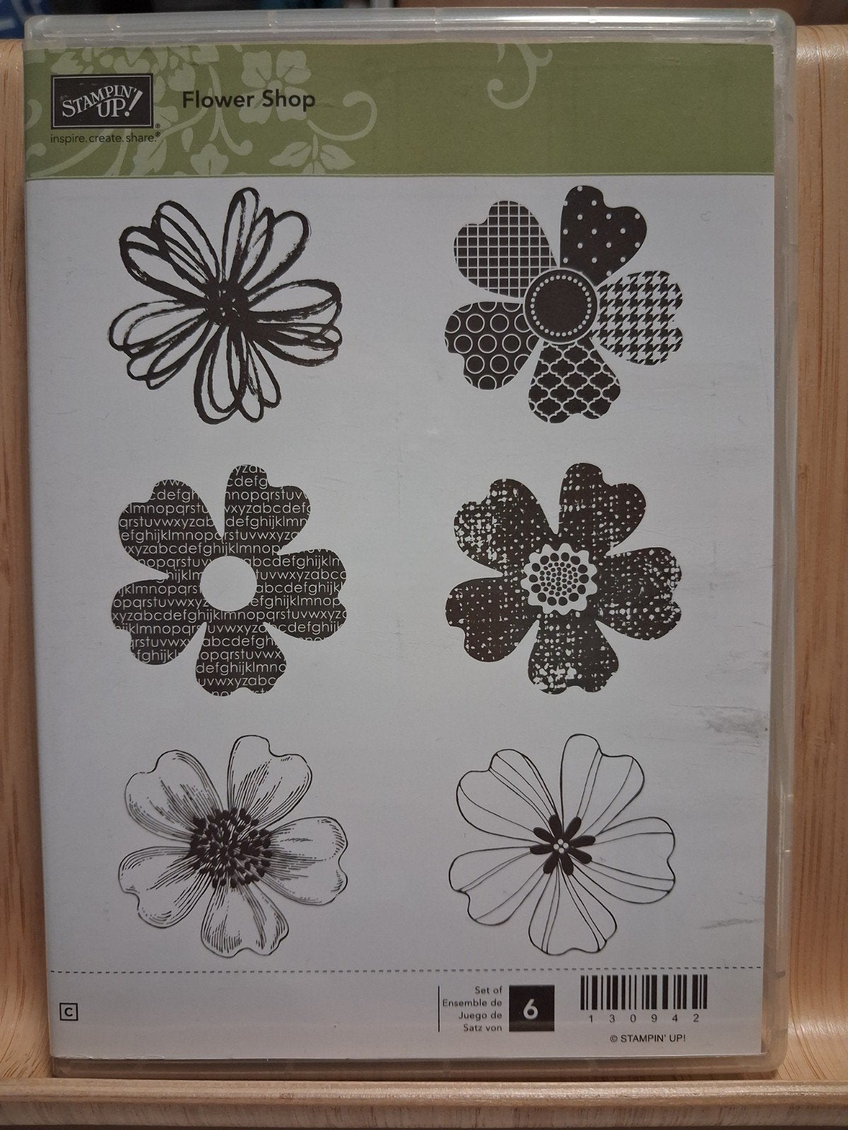 Stampin Up Stempelset Flowershop en bijhorende punch, Hobby en Vrije tijd, Stempelen, Ophalen