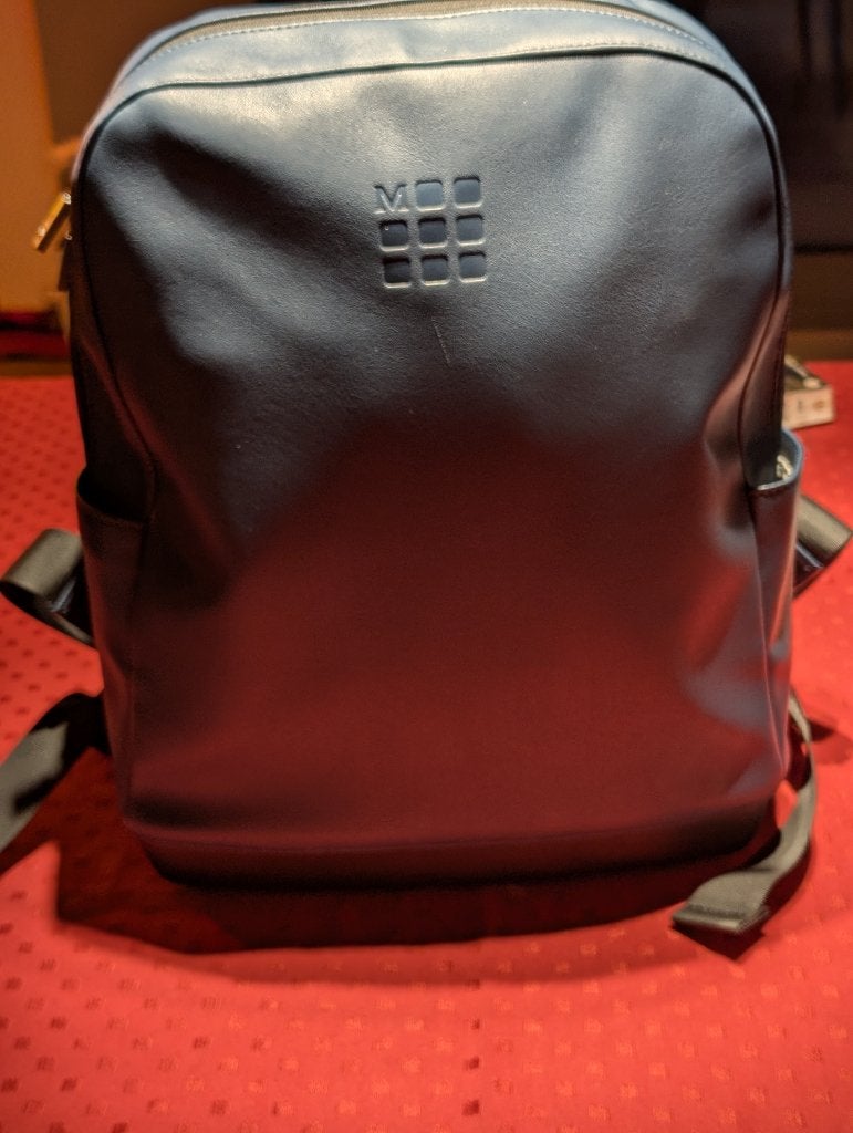Moleskine Classic Backpack / Rugzak – Petrolblauw, Computers en Software, 15 inch, Ophalen of Verzenden, Zo goed als nieuw, Handvat