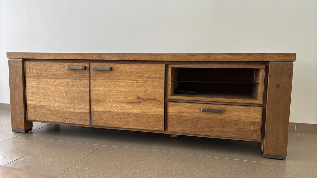 Tv meubel met salontafel, Ophalen, Gebruikt, 150 tot 200 cm, Minder dan 100 cm