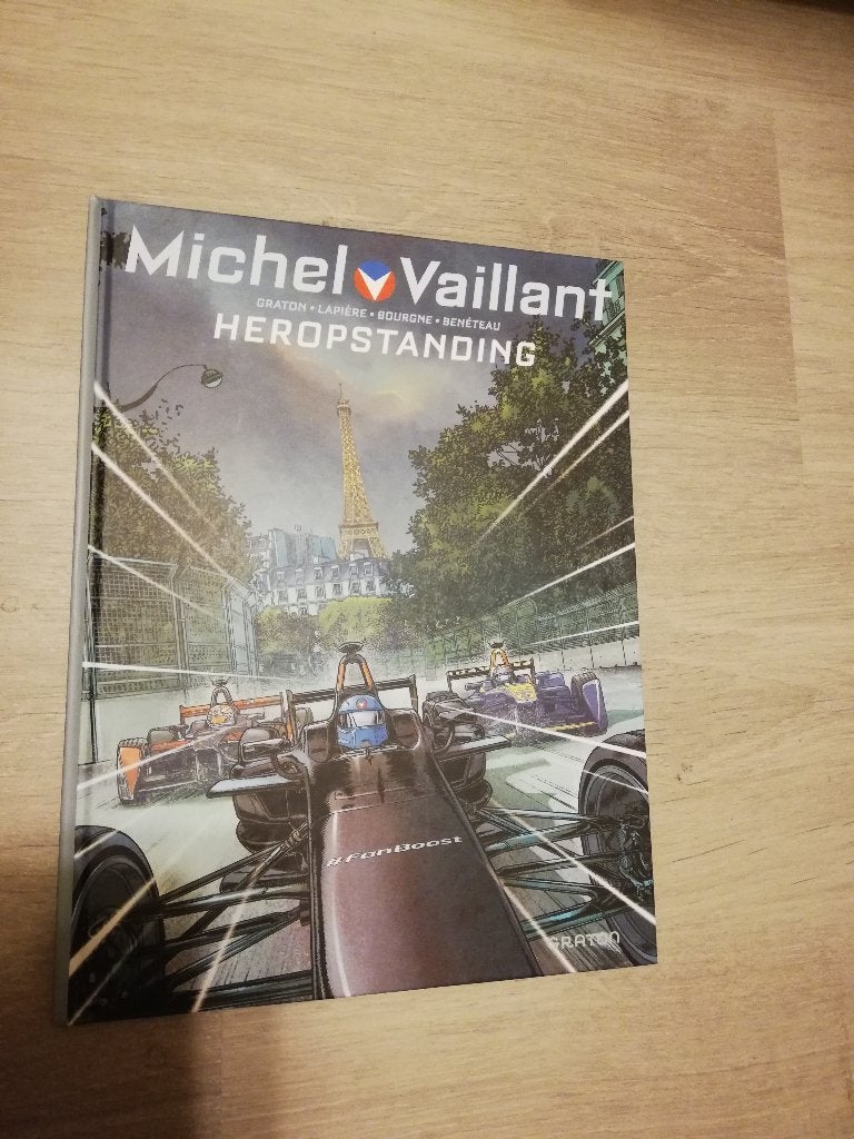 Michel Vaillant strips+kaartje, Ophalen of Verzenden, Zo goed als nieuw