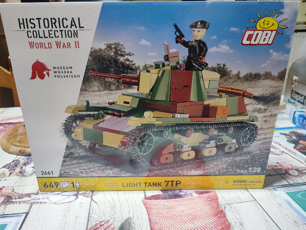 COBI 2661 Light Tank 7TP - compatible LEGO, Overige merken, Tank, Groter dan 1:32, Nieuw