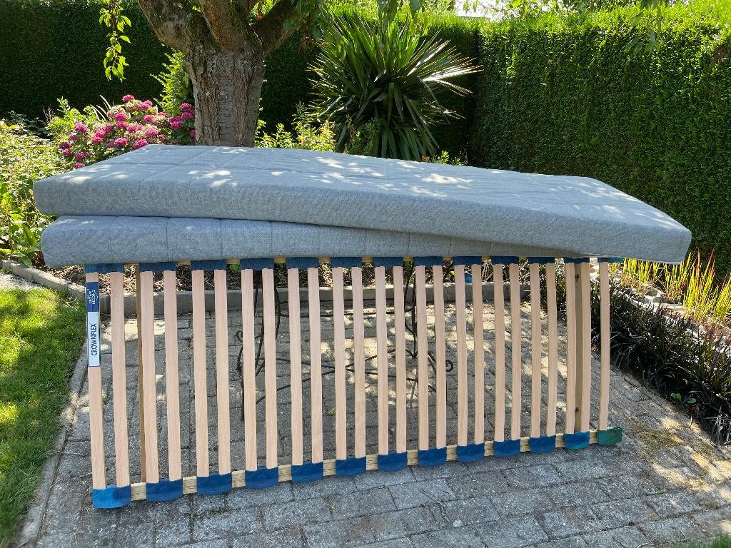 Lot de 2 matelas IKEA+ 1 sommier, Enlèvement, Comme neuf