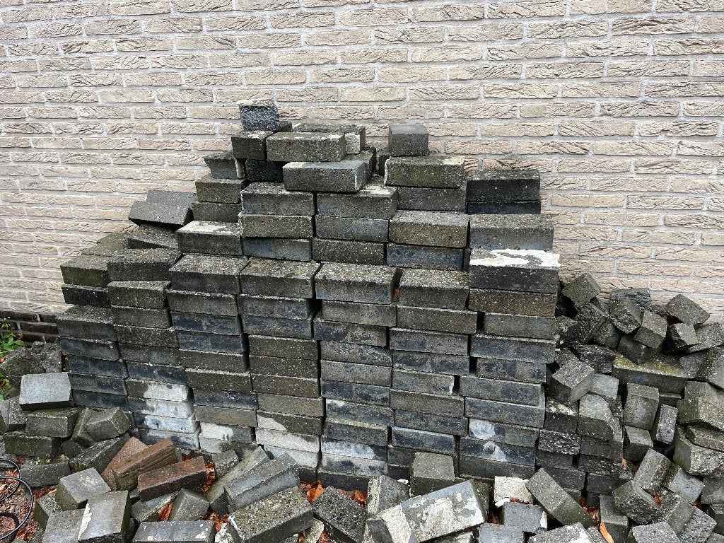 Klinkers, Enlèvement, Utilisé, 5 à 10 m², Briques