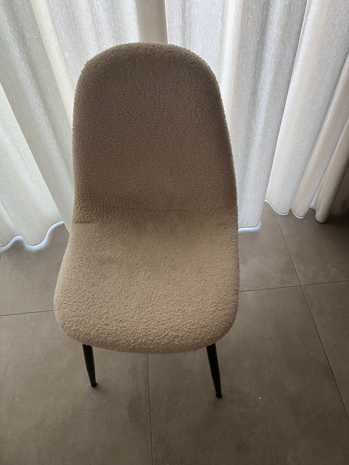 6 chaises Couleur crème. Salle a manger en  bonne etat, Huis en Inrichting, Stoelen, Ophalen of Verzenden, Gebruikt, Stof, Vijf, Zes of meer stoelen