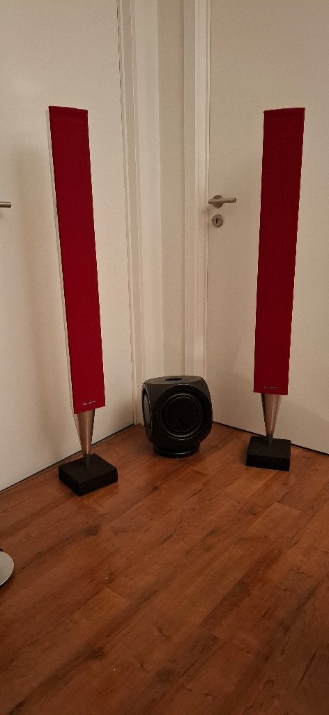 bang olufsen beolab 8000 red  & beolan 2, Compatible son surround/home cinéma, Kit d'enceintes, Comme neuf, Enlèvement