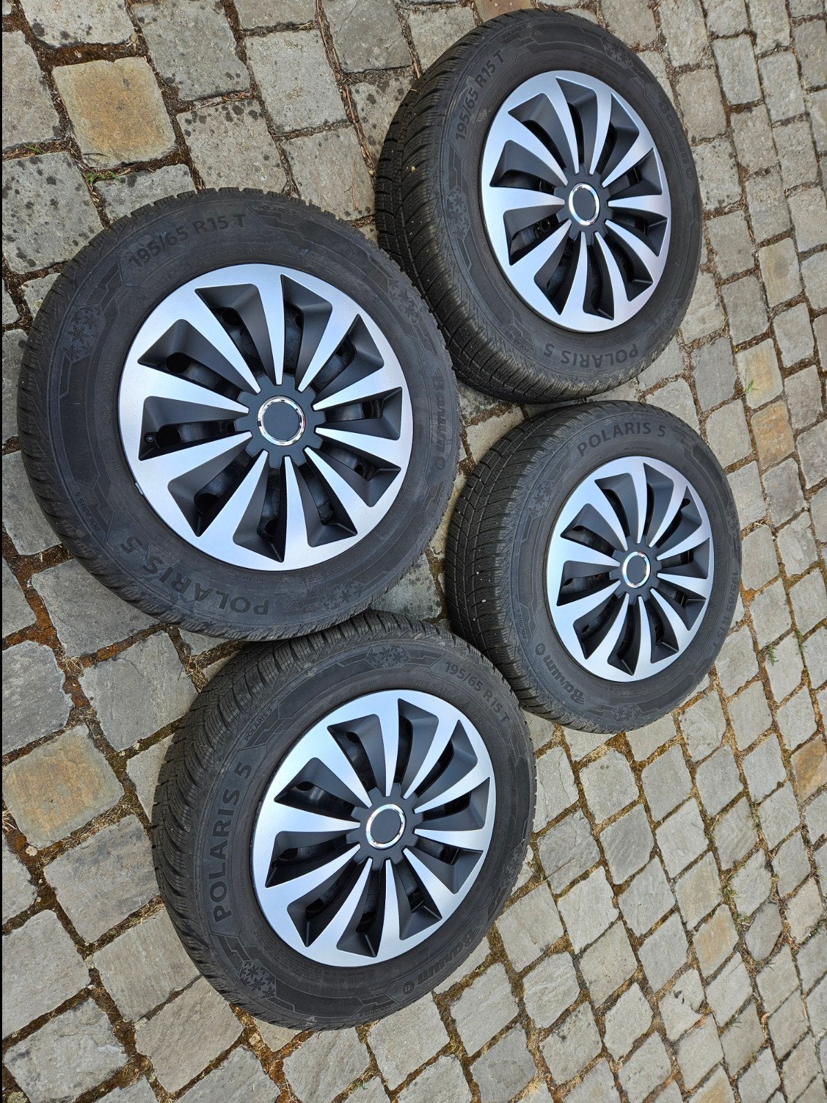 Alu velgen winterbanden VW Golf 7 enz..., Auto-onderdelen, Banden en Velgen, Ophalen, Gebruikt, 15 inch, Banden en Velgen