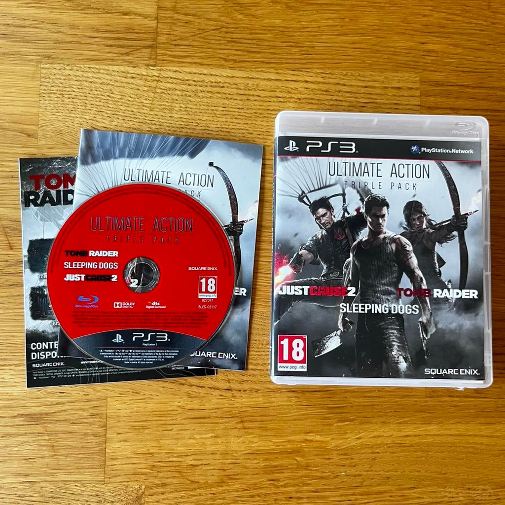 Ultimate Action: Triple Pack-game voor Sony PlayStation 3, Games en Spelcomputers, Games | Sony PlayStation 3, Gebruikt, Vanaf 18 jaar