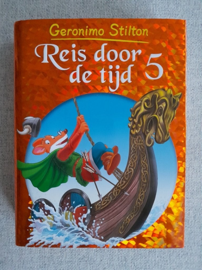 Geronimo Stilton kinderboeken Reis door de tijd 1 + 5, Enlèvement ou Envoi, Comme neuf
