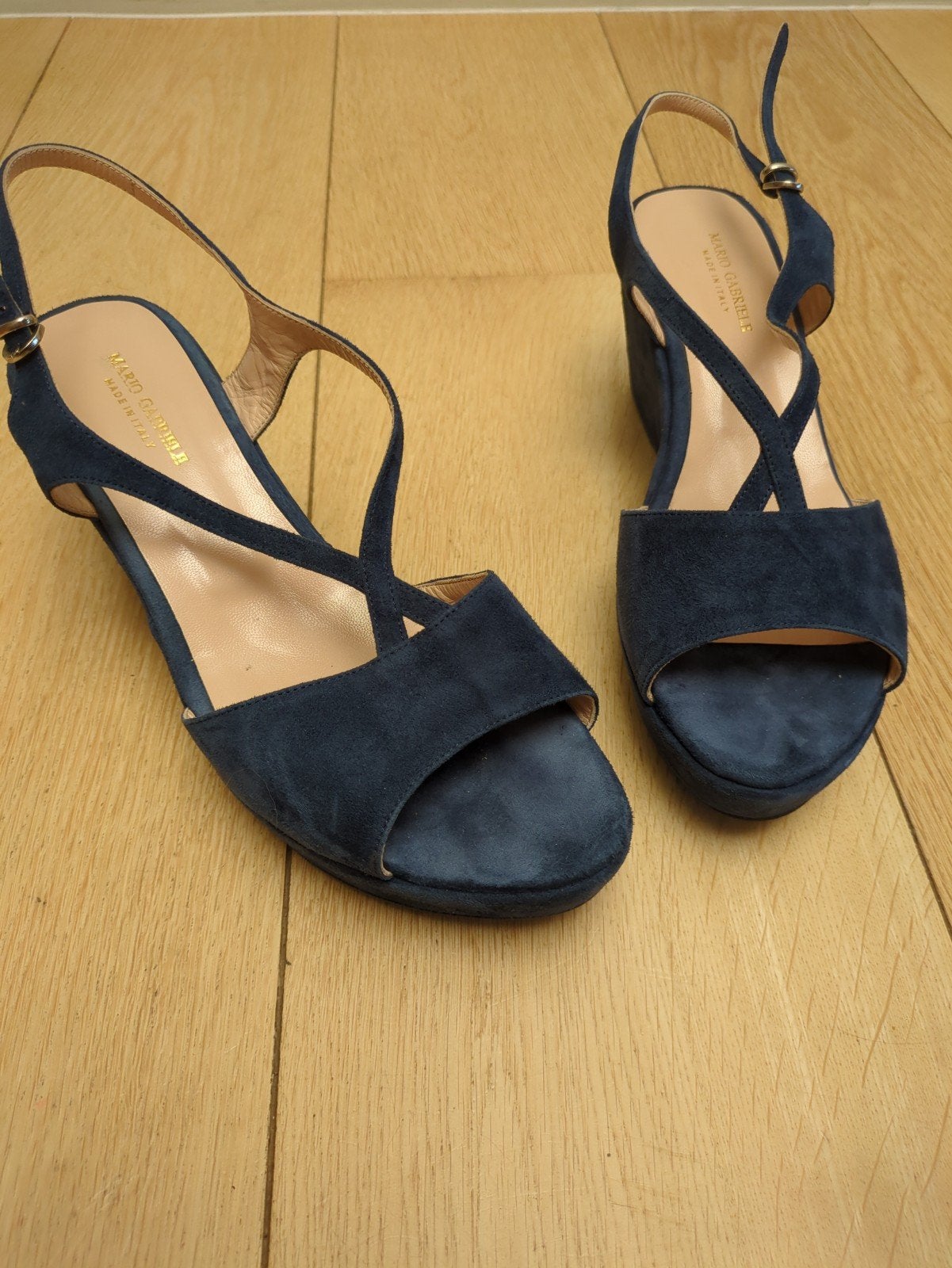 sandalen mt 41, Kleding | Dames, Ophalen, Zo goed als nieuw, Blauw