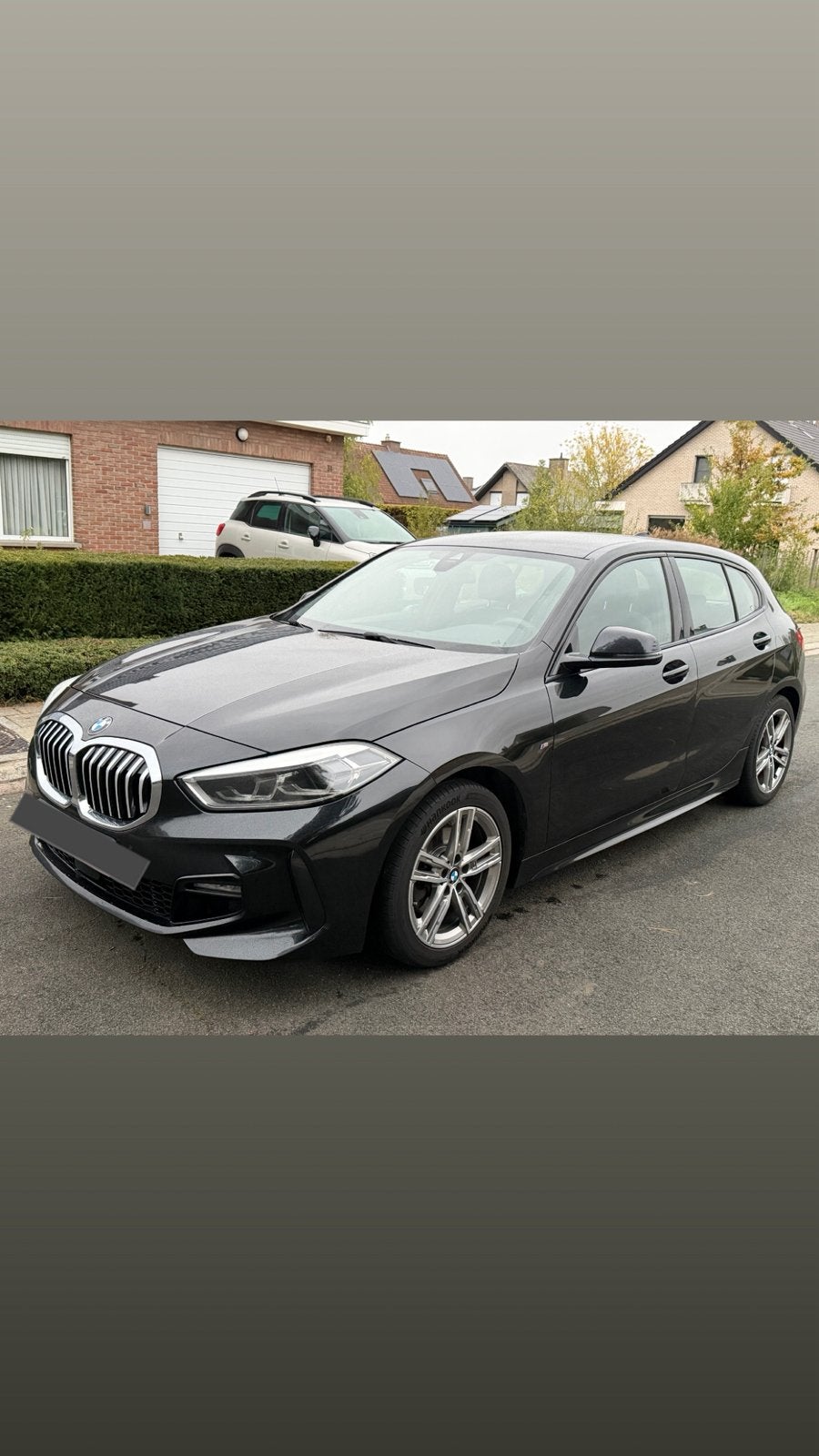 BMW118i M Packet, Auto's, 1 Reeks, Leder en Stof, Zwart, Berline