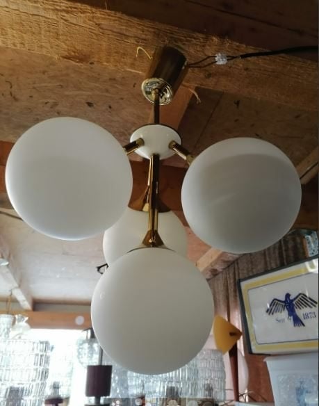 vintage sputnik hanglamp Kaiser mid-century, Enlèvement, Maison et Meubles