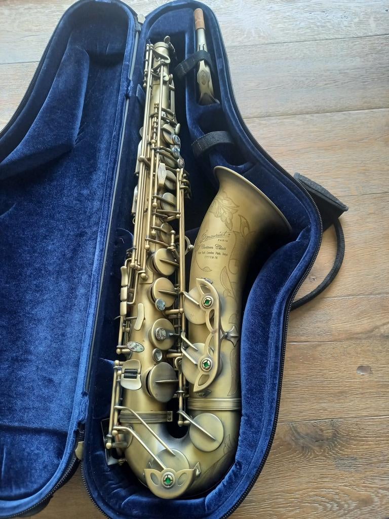 Tenor saxofoon (nieuwstaat - vintage look), Ophalen, Tenor