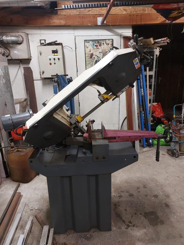 Optimum bandzaag lintzaagmachine, Ophalen