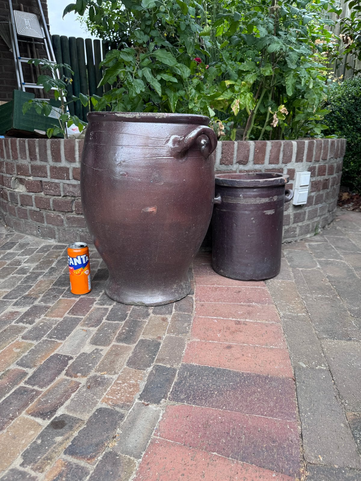 Barres de terre, Jardin & Terrasse, Bacs à fleurs & Jardinières, Enlèvement, Utilisé