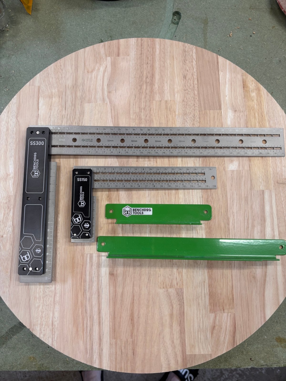 Benchdogs UK 150mm en 300mm winkelhaak, Verzenden, Zo goed als nieuw