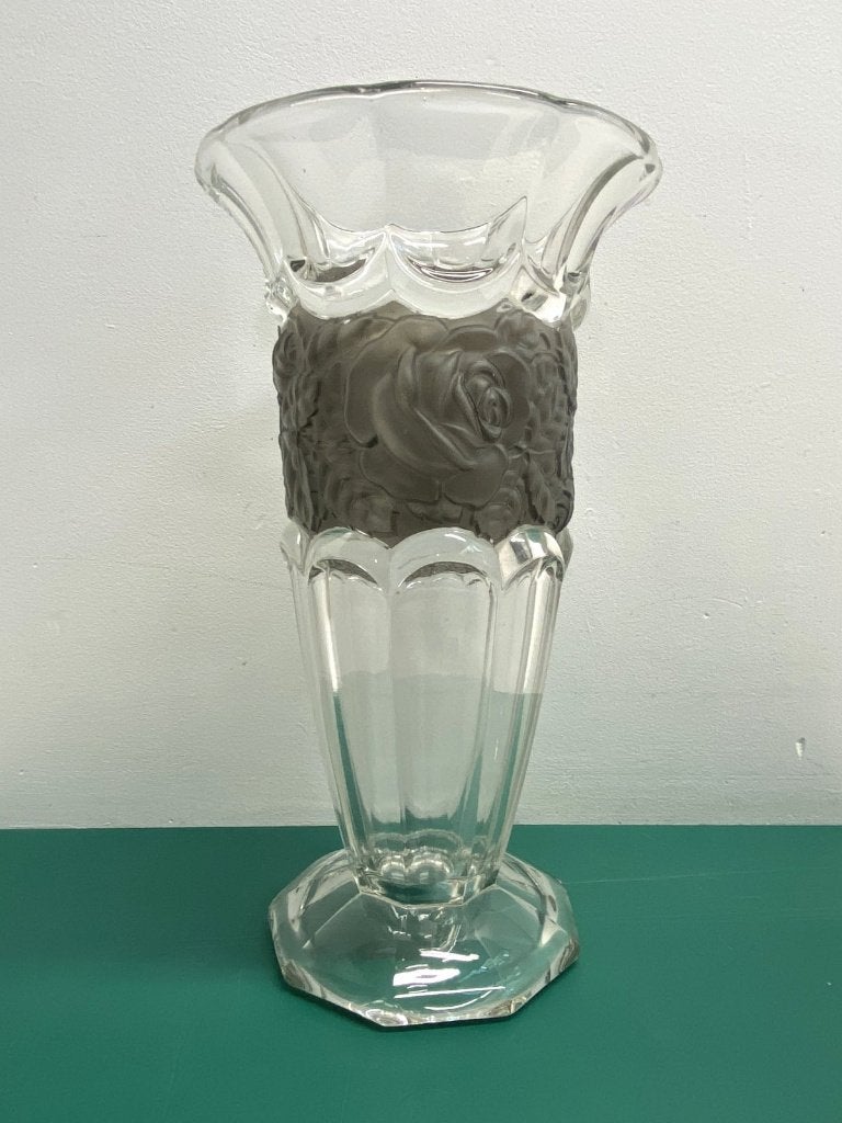 Vase en verre Art Déco, Antiquités & Art, Enlèvement ou Envoi