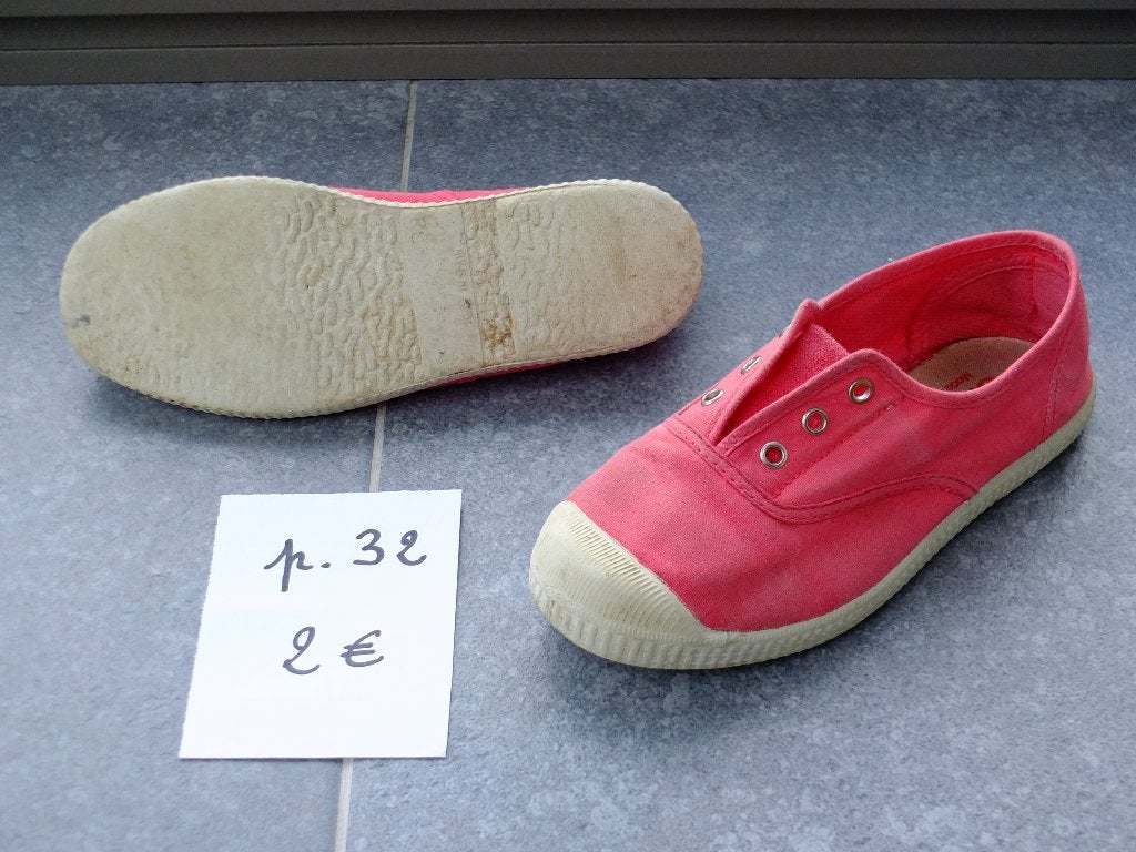 Chaussures en toile Cienta filles/enfants p. 32, 35, 36, Kinderen en Baby's, Kinderkleding | Schoenen en Sokken, Gebruikt, Schoenen