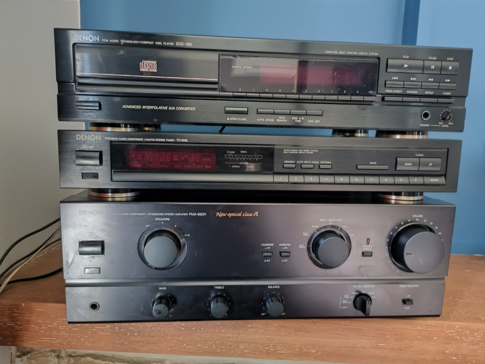 Ensemble Hi Fi DENON, Ophalen, Zo goed als nieuw, Cd-speler, Denon