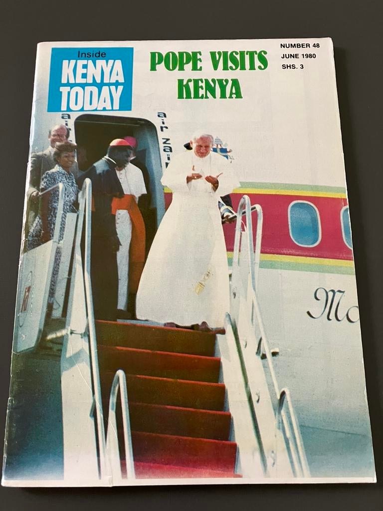 Tijdschrift ‘Paus Johannes Paulus II in Kenia 1980’, Verzamelen, Ophalen of Verzenden, Zo goed als nieuw